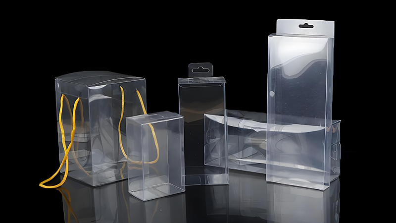 The influence of glossiness on transparent adhesive boxes
