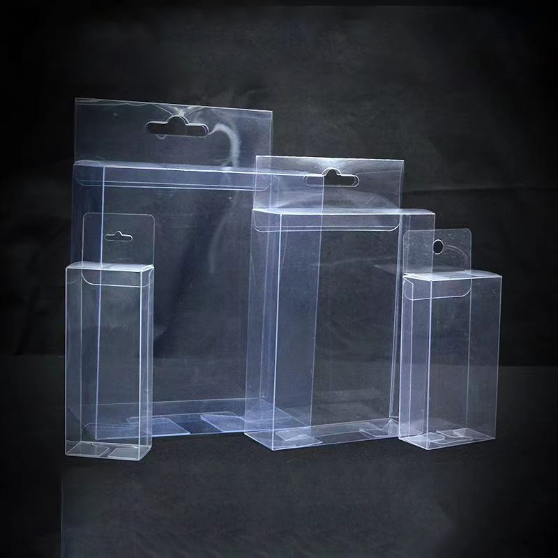 Hook transparent PVC packaging box