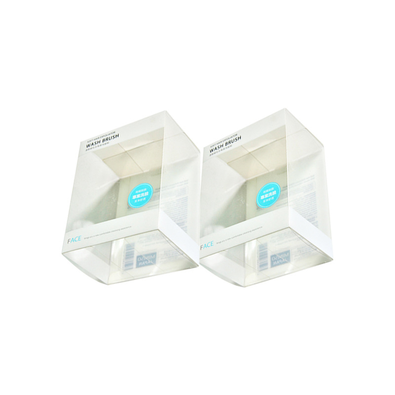 PVC face wash brush packaging box